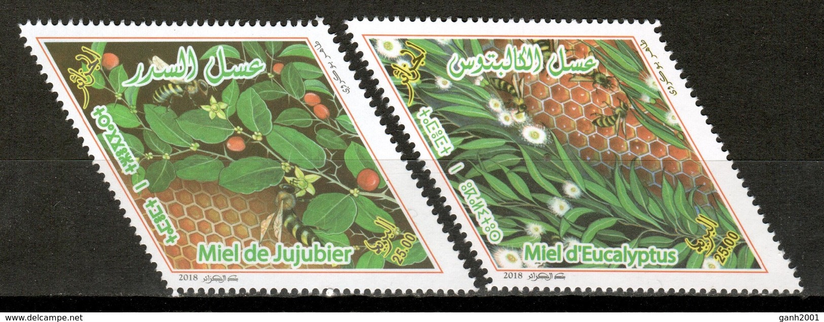 Algeria 2018 Argelia / Flowers Plants Honey Bees MNH Plantas Flores Miel Abejas Blume Bienen / Cu16233  31-22 - Autres & Non Classés