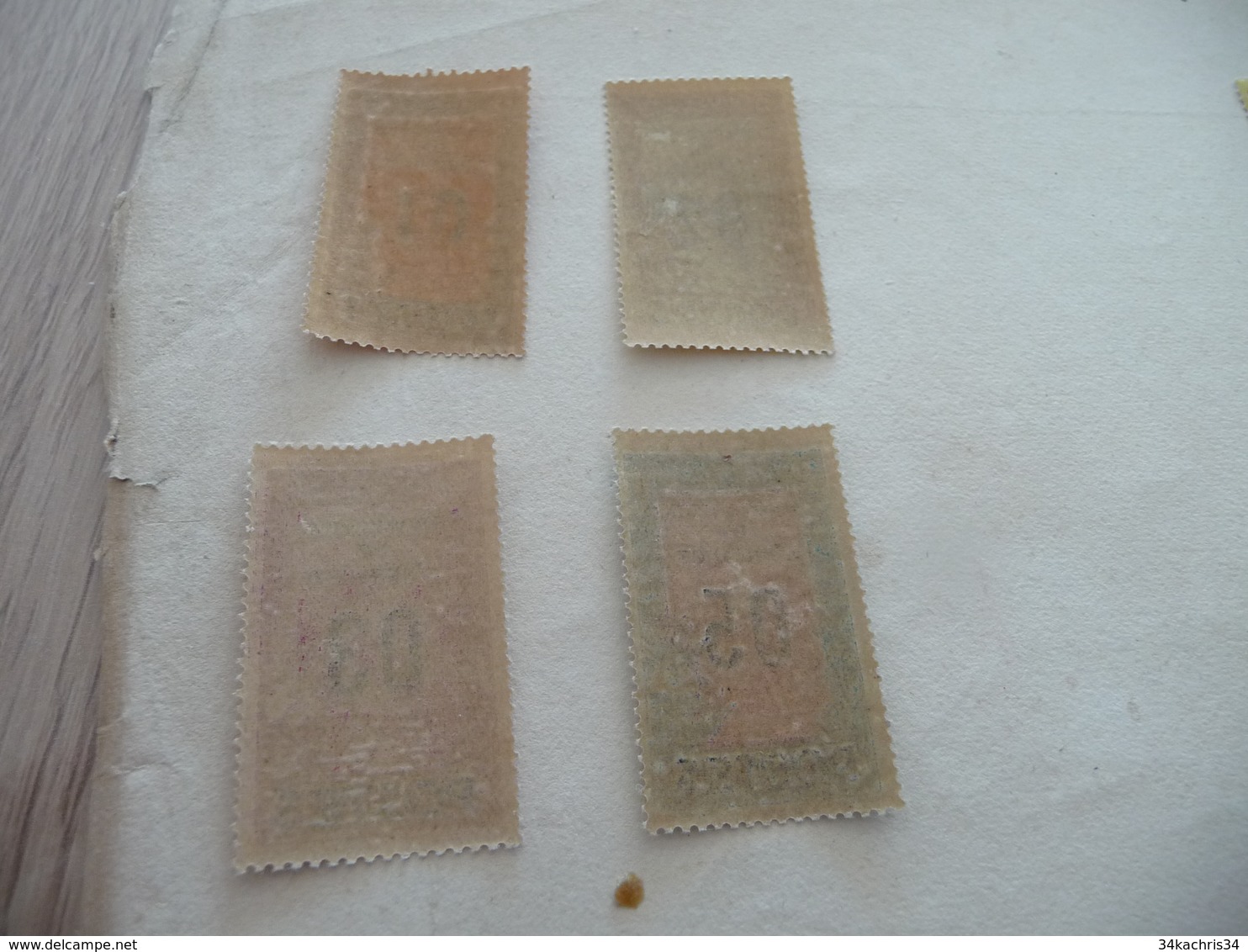 TP France Colonie Française Tunisie N°110 à  119  Charnière - Unused Stamps