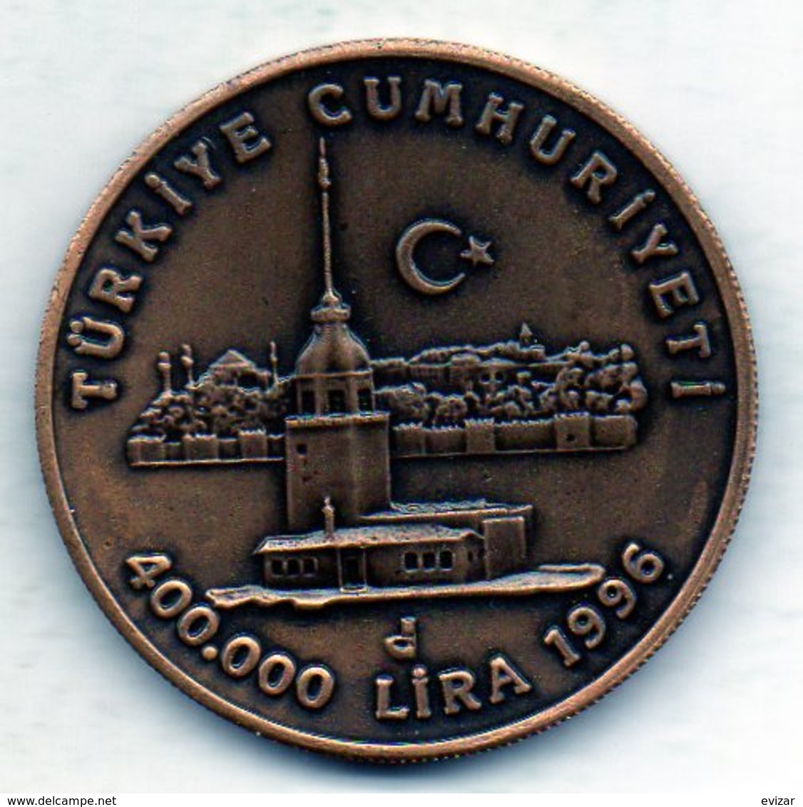 TURKEY, 400.000 Lira, Bronze, Year 1966, KM #1051 - Türkei