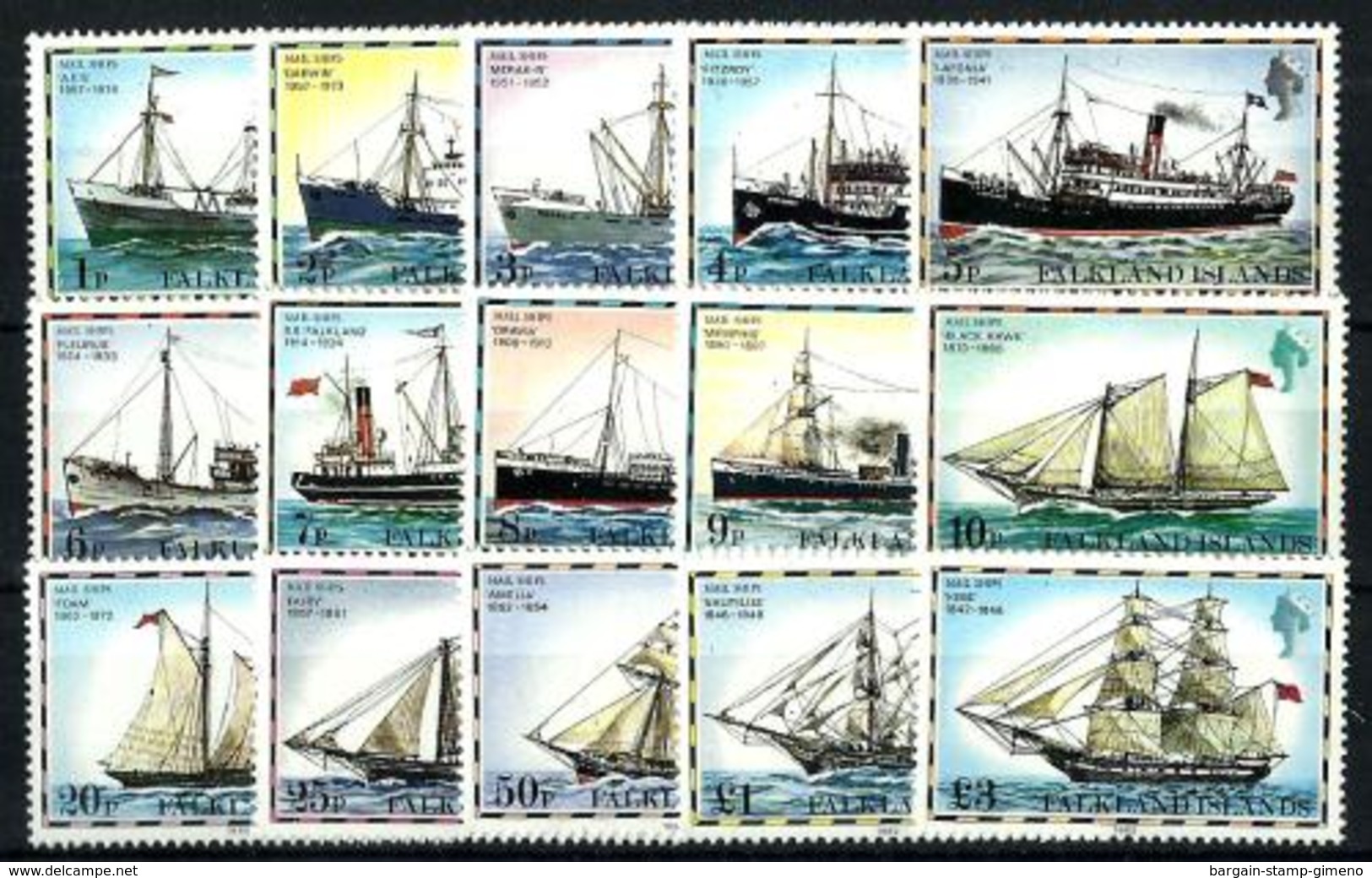 Falkland Nº 352/66 Nuevos. Cat.35€ - Islas Malvinas