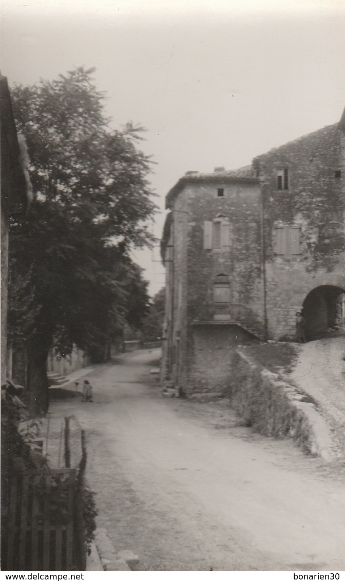 CARTE-PHOTO 07 LAGORCE  COIN DU VILLAGE - Altri & Non Classificati