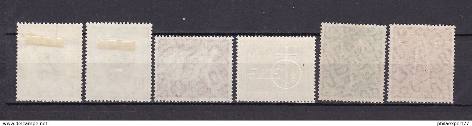 BRD - 1955 - Michel Nr. 212/213+215/218 - Postfrisch/Ungebr. - 36 Euro - Ungebraucht