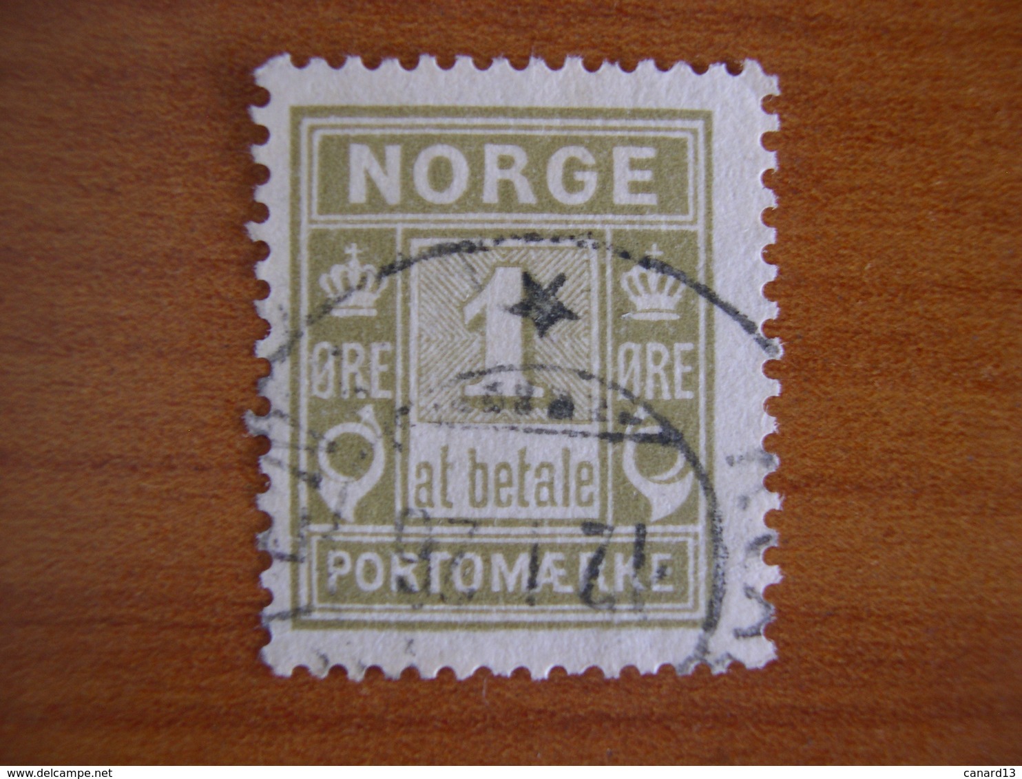 Norvège Obl N° T1 - Oblitérés