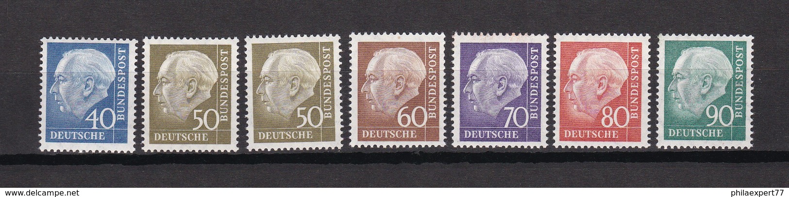 BRD - 1956/60 - Michel Nr. 260/65 - Postfrisch - 38 Euro - Neufs