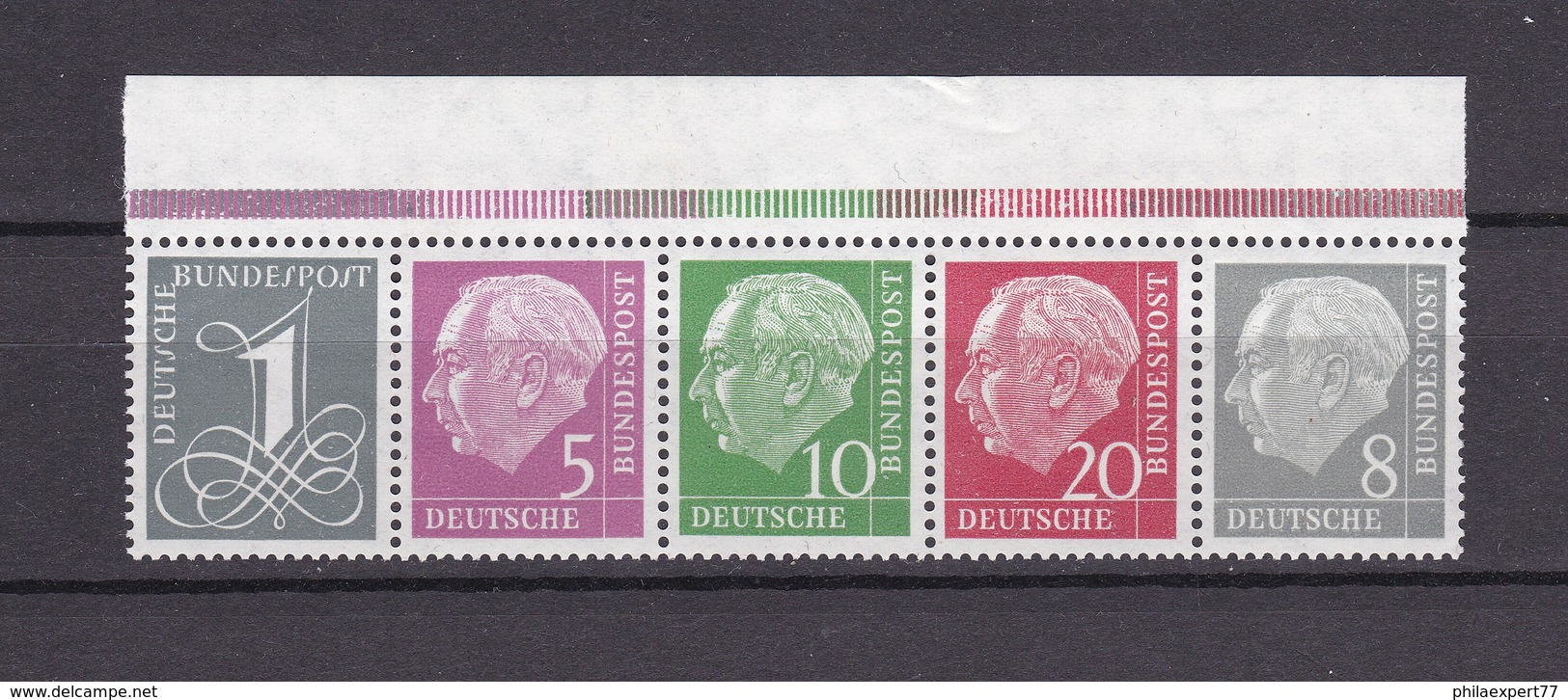 BRD - 1958/60 - Zusammendrucke - Michel Nr. W17 + W 22 - OR - Postfrisch - 50 Euro - Ungebraucht