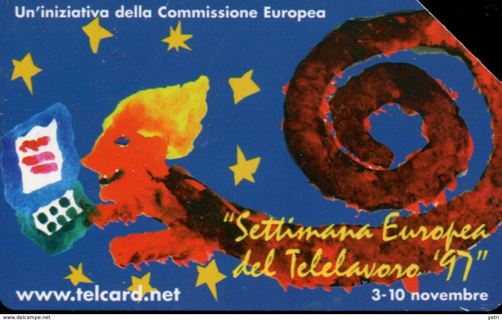 Scheda Telefonica "Telelavoro" - Scadenza 31/12/1999 (usata) - Pubbliche Speciali O Commemorative