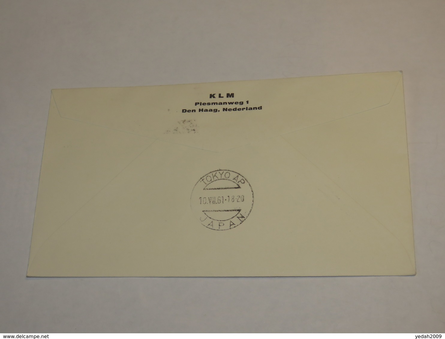 Netherland First Flight Cover 1961 - Sin Clasificación