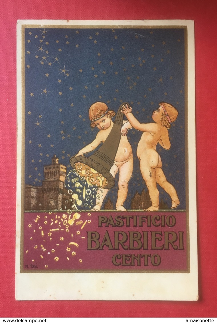 Cento Ferrara Pastificio Barbieri Pubblicitaria Viaggiata 1940 - Ferrara