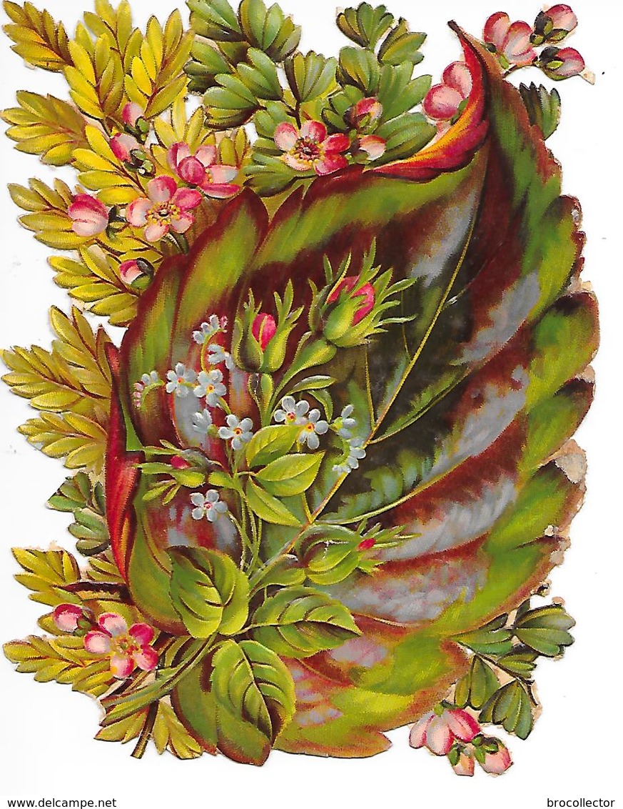 CHROMO Découpi ( Format = 11cm X 15cm ) - Blumen
