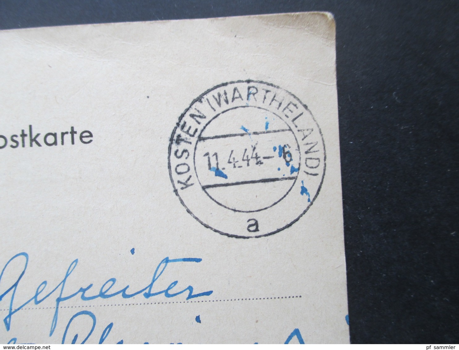 3. Reich Feldpost 2. WK 1944 Aus Kosten Wartheland Social Philately Familie Chorinsky Schloss Wesseli An Der March - Lettres & Documents