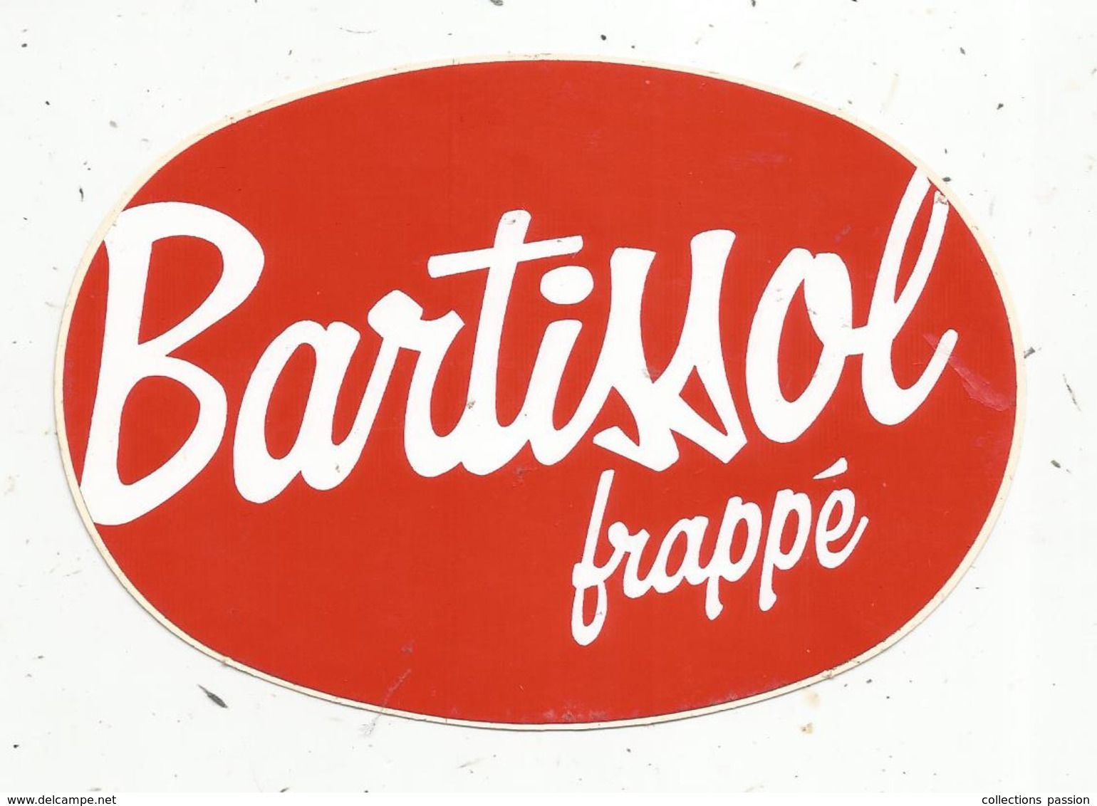 Autocollant , Alcool ,  BARTISSOL Frappé - Adesivi