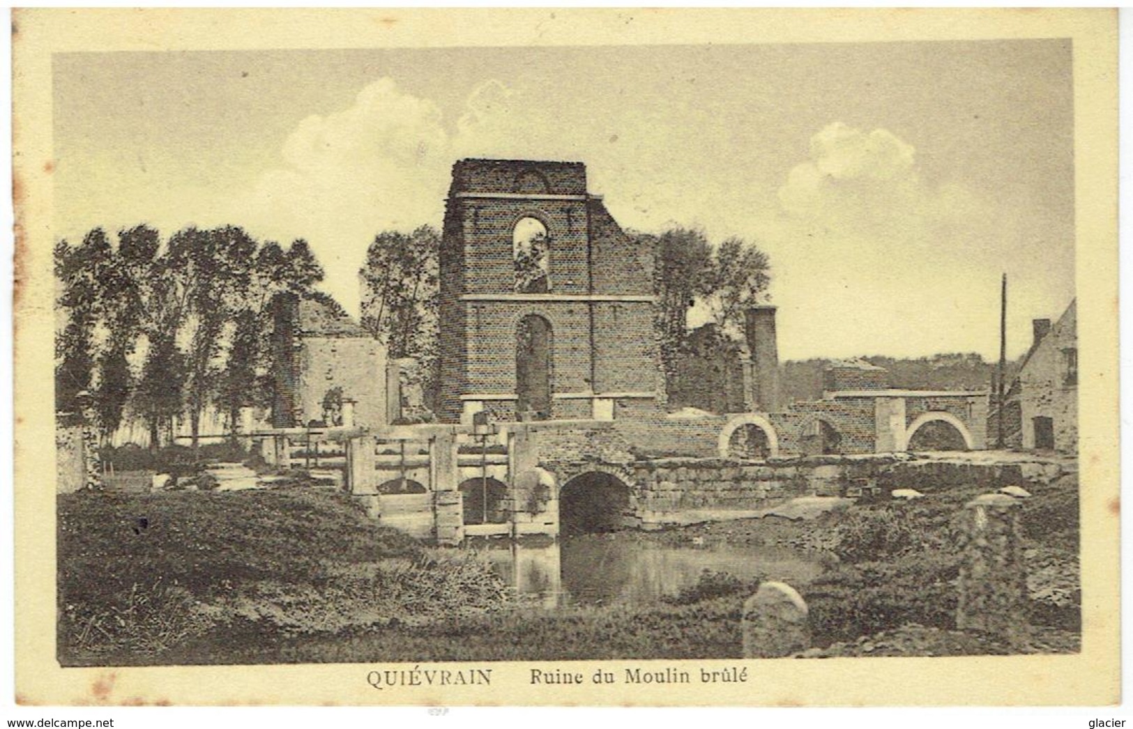 QUIÉVRAIN - Ruine Du Moulin Brulé - Quiévrain