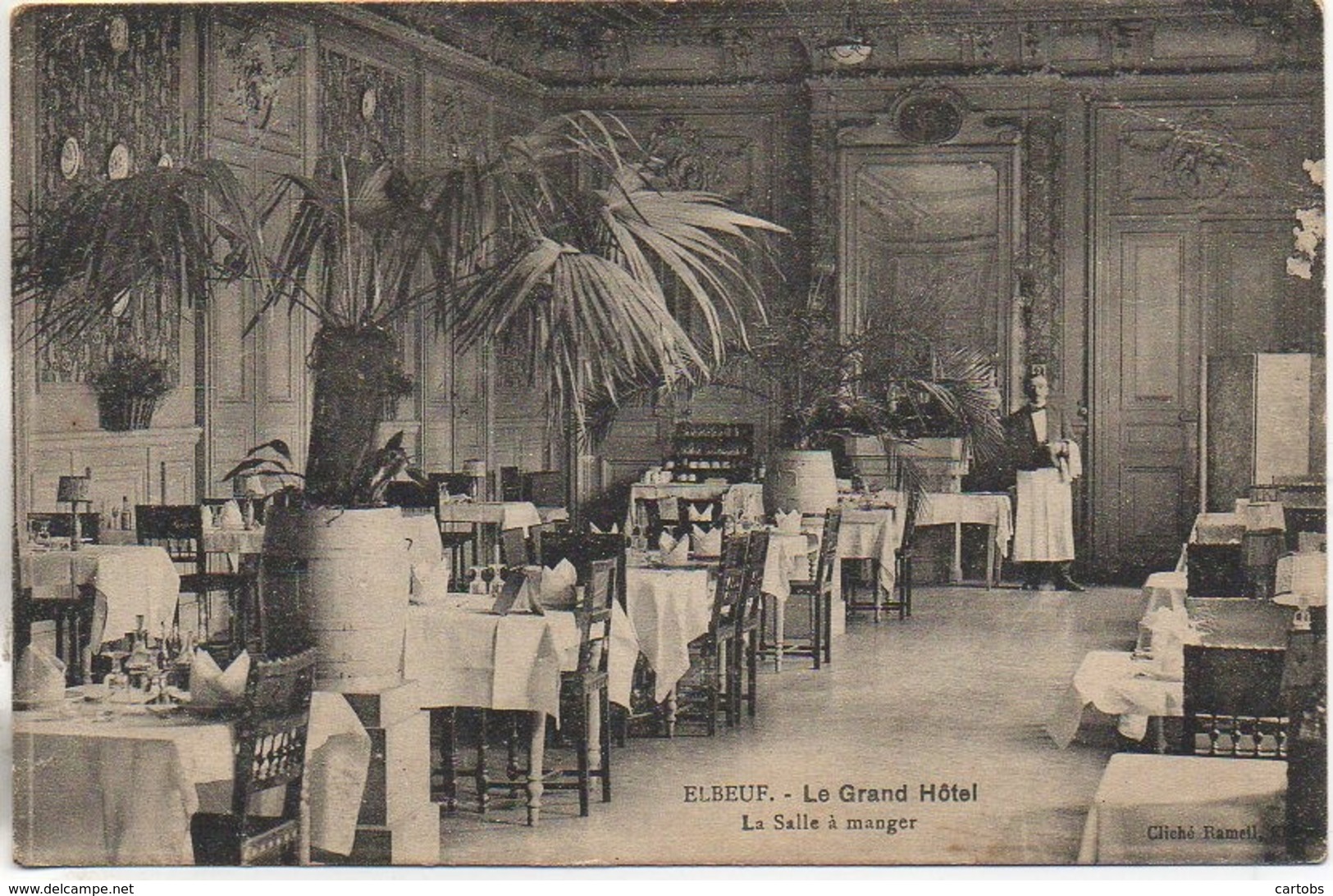 76  ELBEUF   Le Grand-Hôtel   La Salle à Manger - Elbeuf