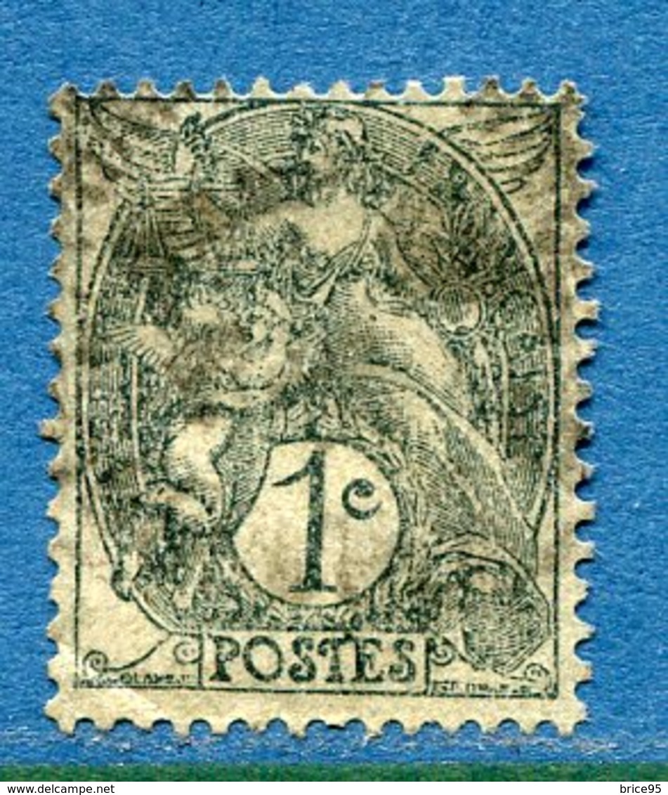France - YT N° 107 - Oblitéré - Queue Du 1 Allongée - 1900 à 1924 - Usados