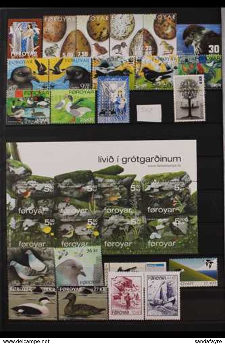 DENMARK / FAROE ISLANDS & GREENLAND 1935-2008. BIRDS TOPICAL COLLECTION. An All Different Mint, Used & Never Hinged Mint - Autres & Non Classés