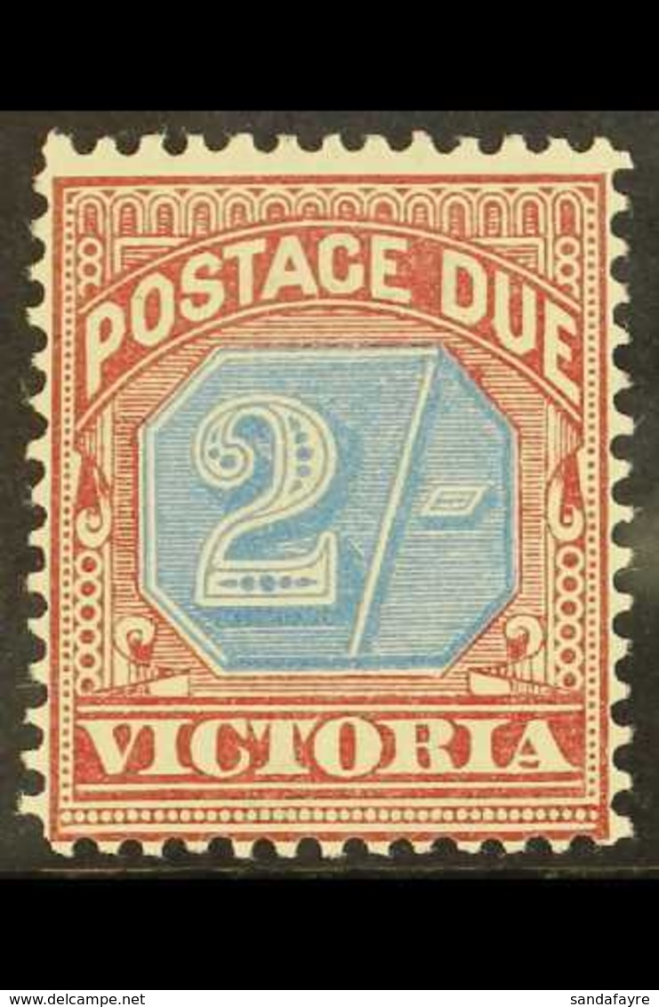 VICTORIA POSTAGE DUE. 1890-94 2s Dull Blue & Brown Lake, SG D9, Fine Mint For More Images, Please Visit Http://www.sanda - Autres & Non Classés