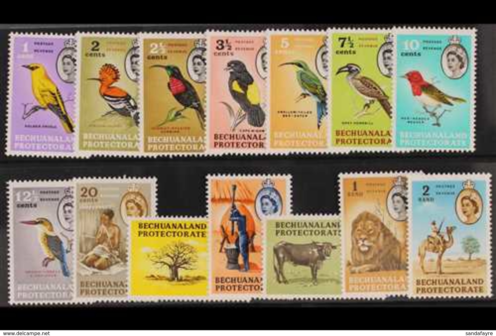 1961 Complete Pictorial Set, SG 168/181, Fine Never Hinged Mint. (14 Stamps) For More Images, Please Visit Http://www.sa - Otros & Sin Clasificación