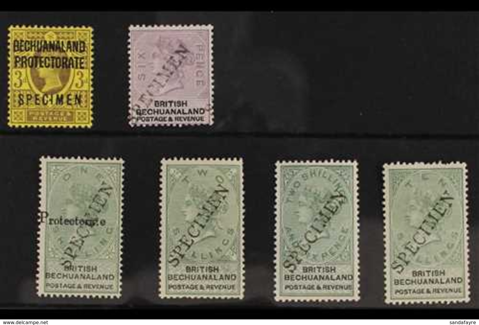 SPECIMENS Mint Selection Incl 1888 6d To 2s 6d And 10s, 1897 3d. Fine To Very Fine (6 Stamps) For More Images, Please Vi - Otros & Sin Clasificación