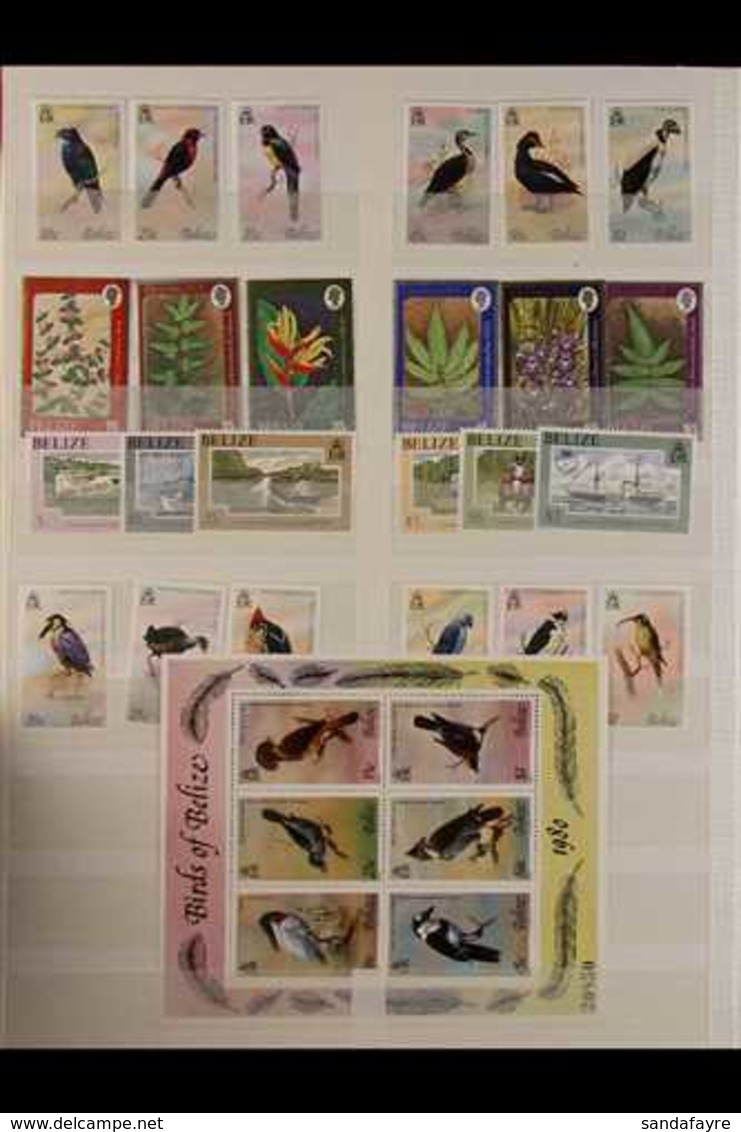 1973-2003 MINT & NHM COLLECTION. A Beautiful Collection, Chiefly Of Complete Sets, Miniature Sheets, Blocks Of 4 & Sheet - Belice (1973-...)