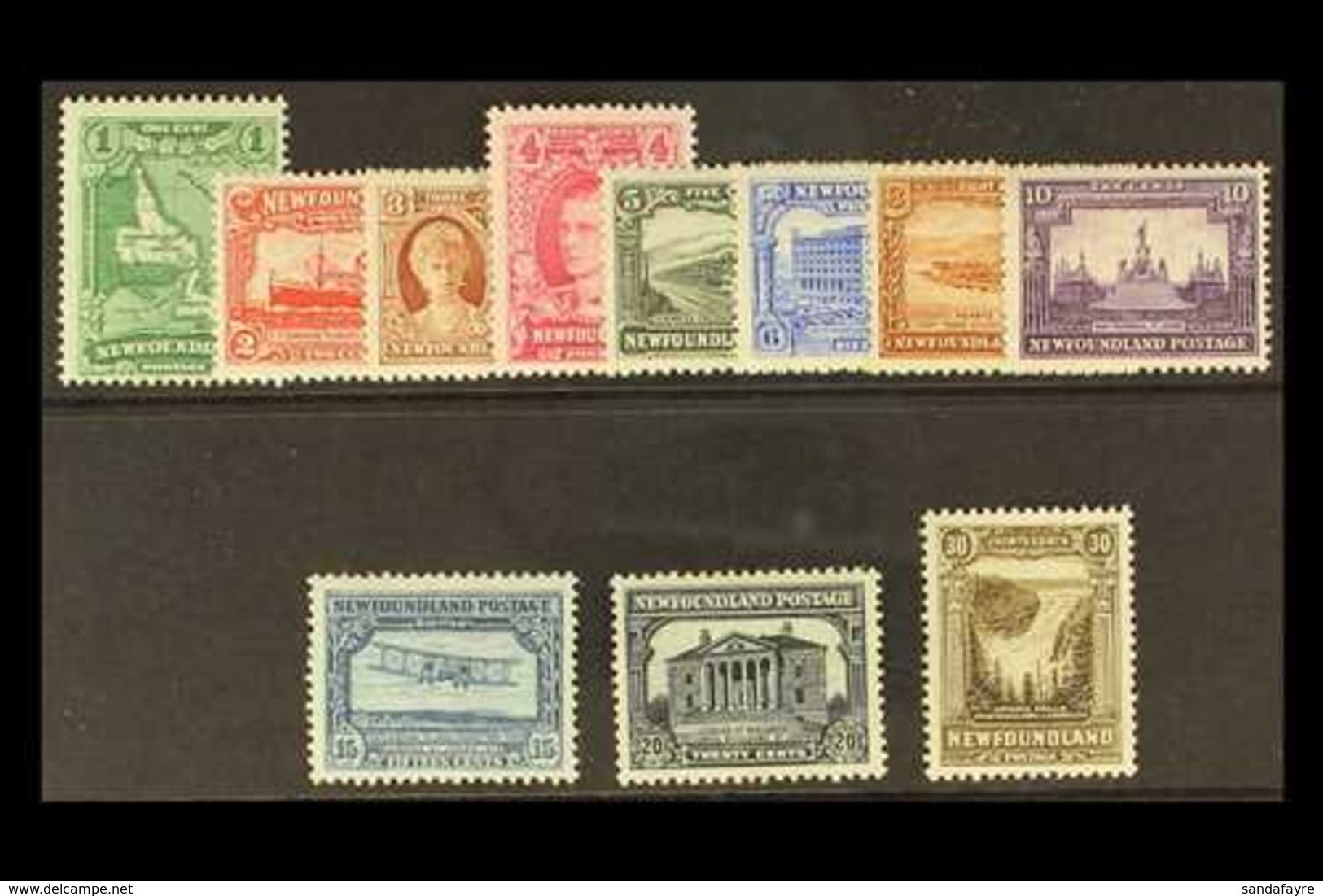 1931 Tourist Publicity Set (Perkins Bacon Printing), SG 198/208, Very Fine Mint. (11 Stamps) For More Images, Please Vis - Otros & Sin Clasificación