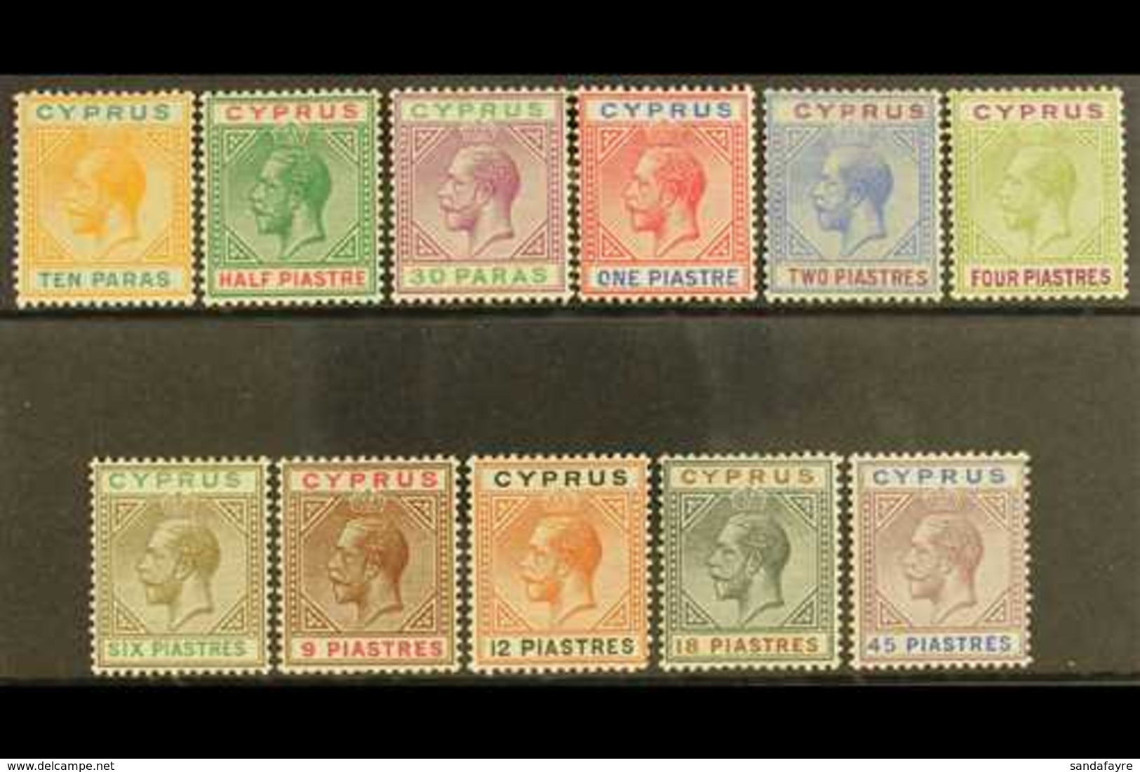 1912-15 Watermark Multi-Crown CA Complete Set, SG 74/84, Fine Mint. (11 Stamps) For More Images, Please Visit Http://www - Autres & Non Classés