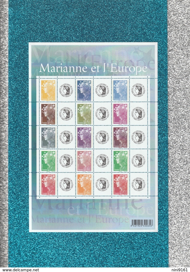 FDC  --  FRANCE  2008  --  Y & T 4226A  --  BLOC  FEUILLET   MARIANNE  Et  L ' EUROPE  ""  NEUF  SANS  CHARNIERES....... - Neufs