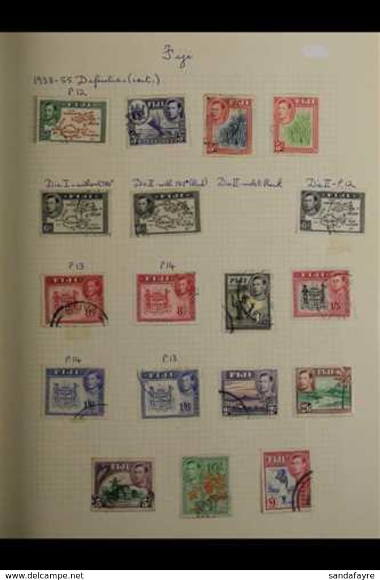 1891-1979 INTERESTING OLD TIME COLLECTION OF STAMPS & COVERS. A Lovely Old, Mint & Used Collection Presented In A Spring - Fiji (...-1970)