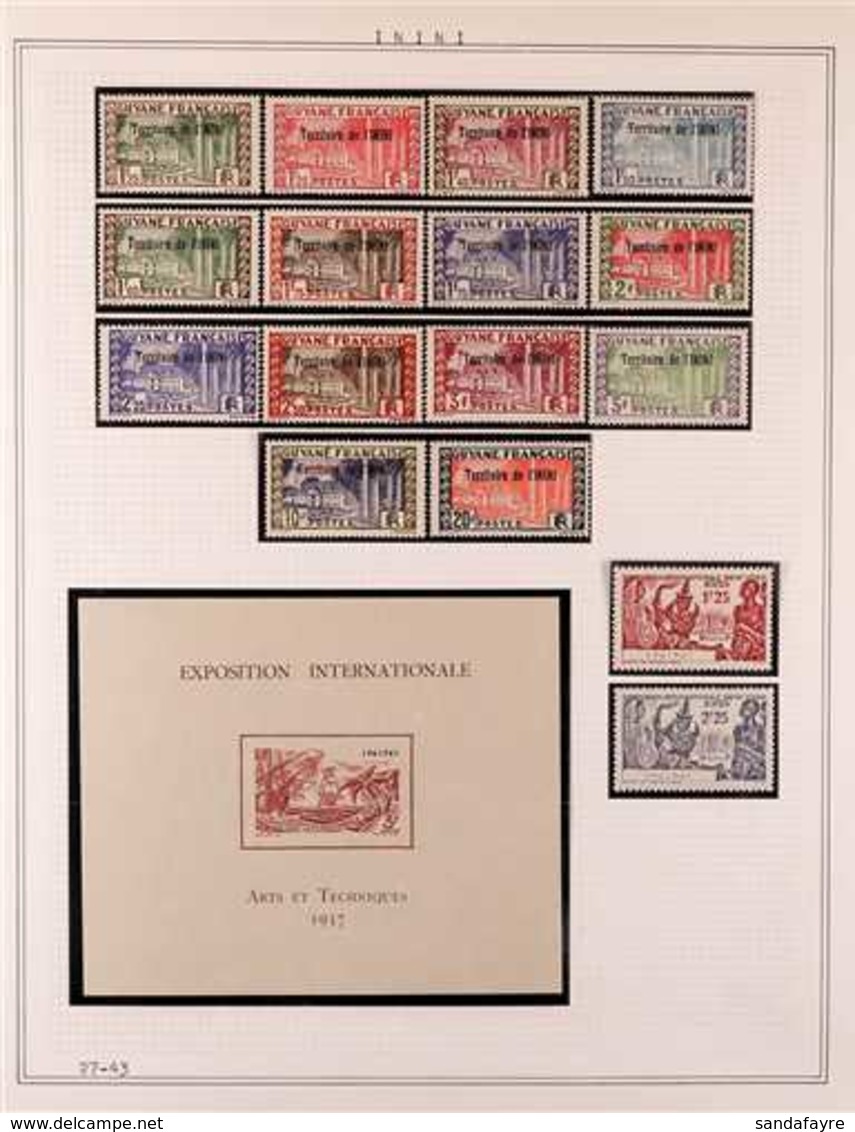 ININI 1932-1940 NEVER HINGED MINT All Different Collection. With 1932-38 And 1939-40 Definitive Complete Sets, Plus 1937 - Otros & Sin Clasificación