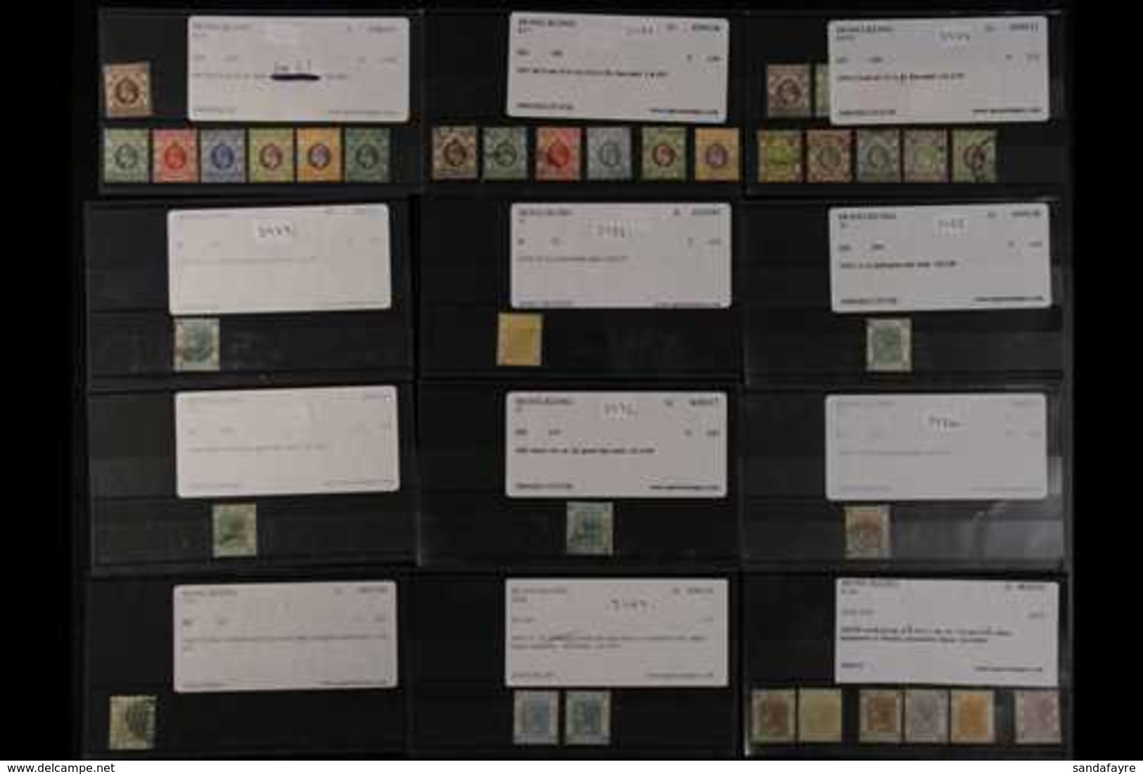 1862-1997 EX-DEALER'S MINT, NHM & USED STOCK On Stock Cards In A Small Box, Includes 1862-63 2c & 8c Unused, 1863-71 2c, - Otros & Sin Clasificación