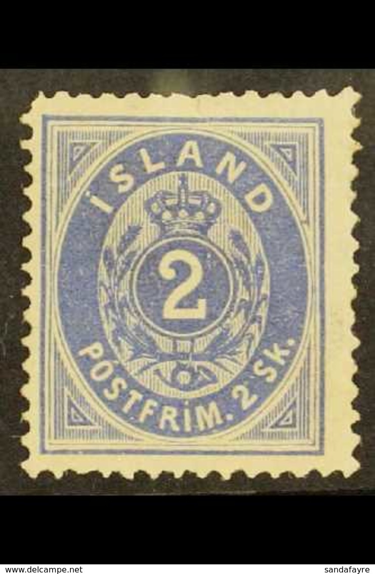 1873 2sk Blue Perf 14x13½, SG 1 (Facit 1), Mint With Large Part OG. Fresh And Attractive. For More Images, Please Visit  - Otros & Sin Clasificación