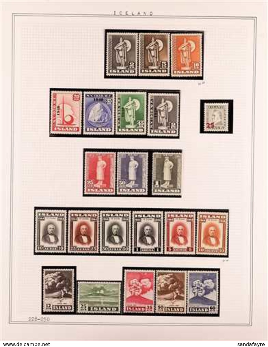 1920-1967 MINT & NHM COLLECTION. An Attractive Collection Presented Neatly In Mounts On Album Pages, Mostly As Complete  - Andere & Zonder Classificatie