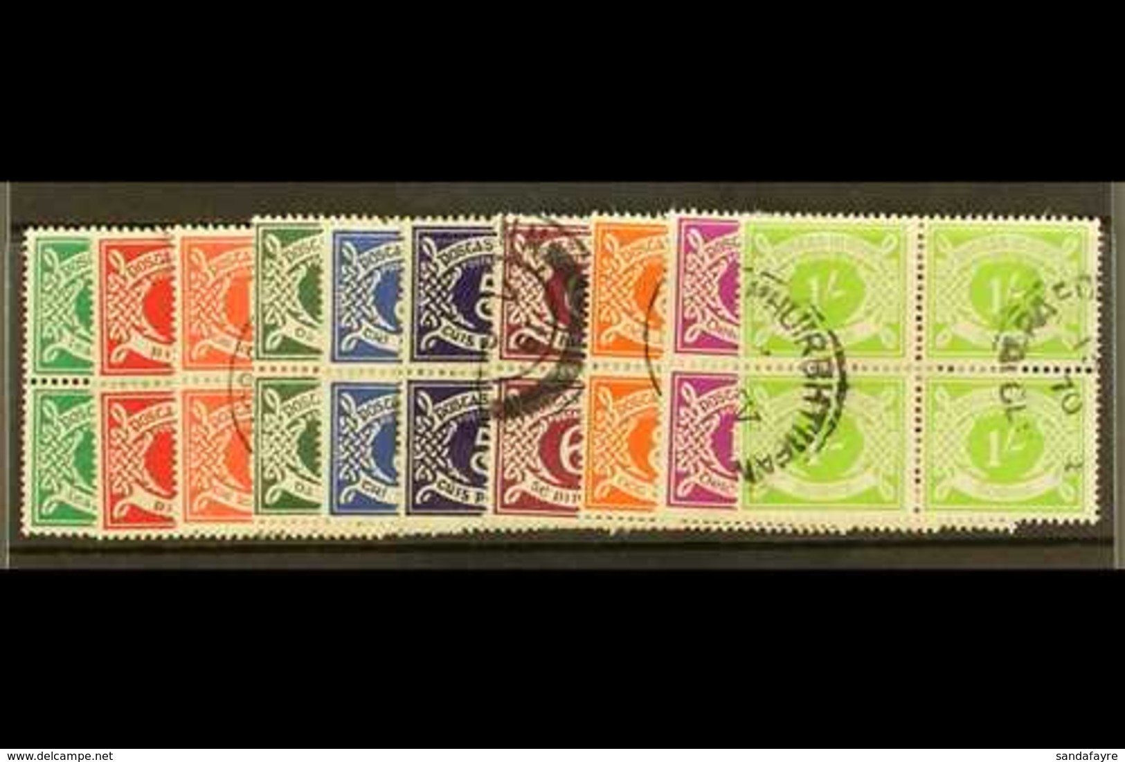 1940-70 POSTAGE DUE Set, SG D5/14, In Fine Cds Used Blocks Of Four. (10) For More Images, Please Visit Http://www.sandaf - Otros & Sin Clasificación