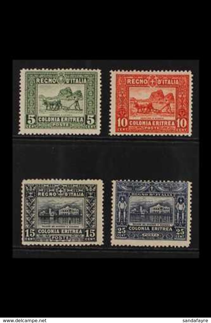 ERITREA 1910-14 Pictorials Perf 13½ Complete Set (SG 34/37, Sassone 34/37), Fine Mint, Fresh Colours. (4 Stamps) For Mor - Andere & Zonder Classificatie