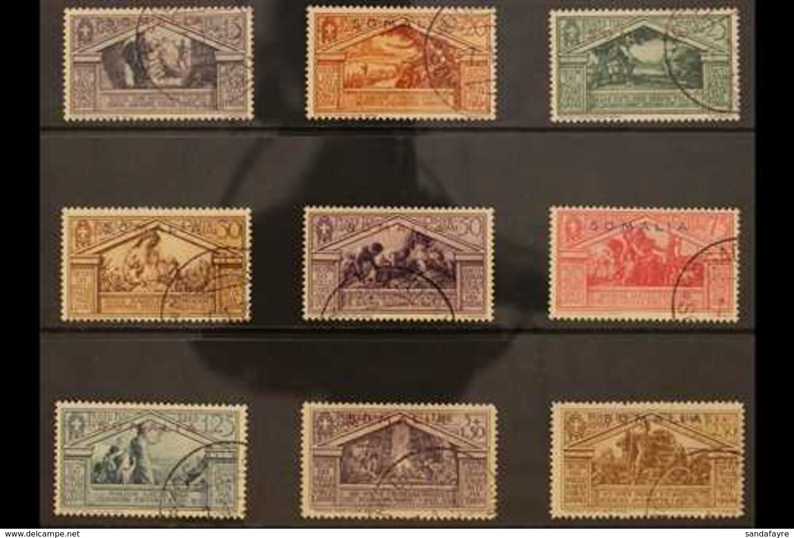 SOMALIA 1930 Virgil Bimillenary Complete Set (Sass S. 32, SG 143/51), Very Fine Used. (9 Stamps) For More Images, Please - Autres & Non Classés