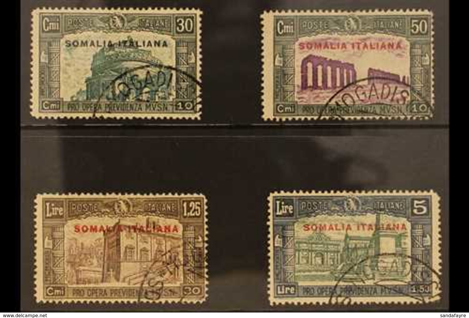 SOMALIA 1930 Third National Defence Complete Set (Sass S.30, SG 134/37), Fine Used. (4 Stamps) For More Images, Please V - Otros & Sin Clasificación