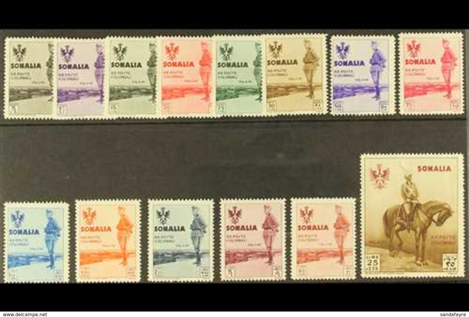 SOMALIA 1935 King's Visit Complete Set (Sass S. 40, SG 209/22) Fine Mint. (14 Stamps) For More Images, Please Visit Http - Autres & Non Classés