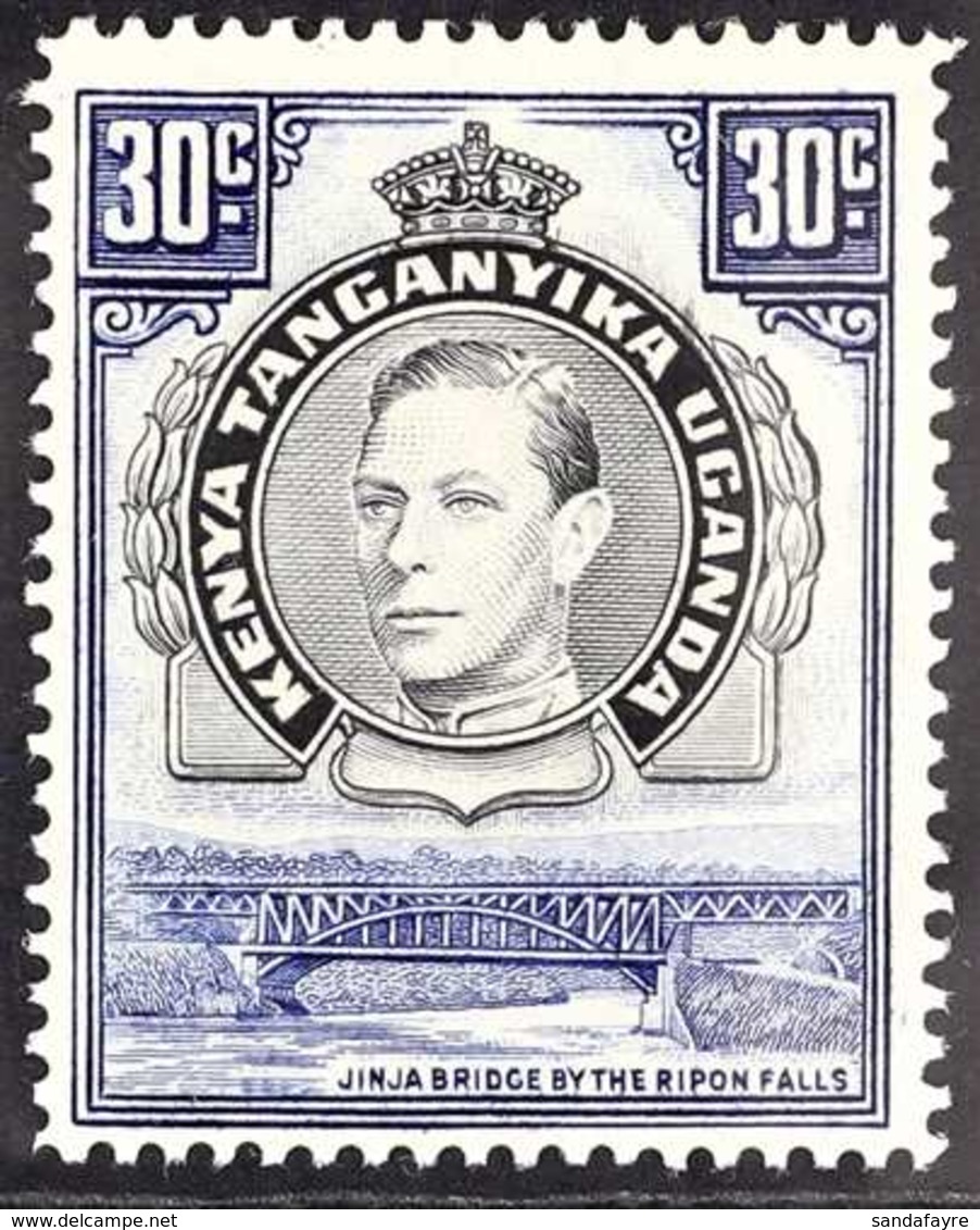 1938-54 30c Black & Dull Violet-blue Perf 14, SG 141a, Very Fine Mint, Fresh. For More Images, Please Visit Http://www.s - Vide