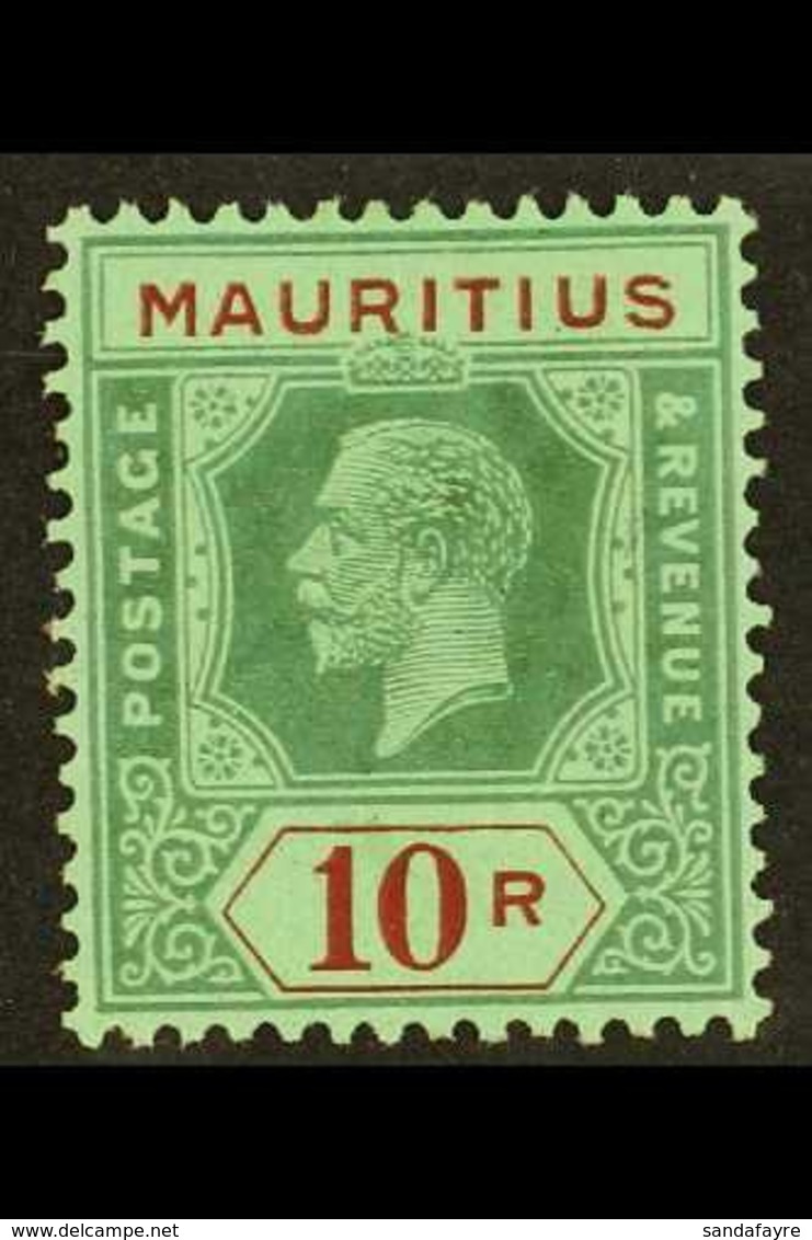 1921-34 10r Green & Red/emerald (Die II), SG 241, Fine Mint For More Images, Please Visit Http://www.sandafayre.com/item - Maurice (...-1967)