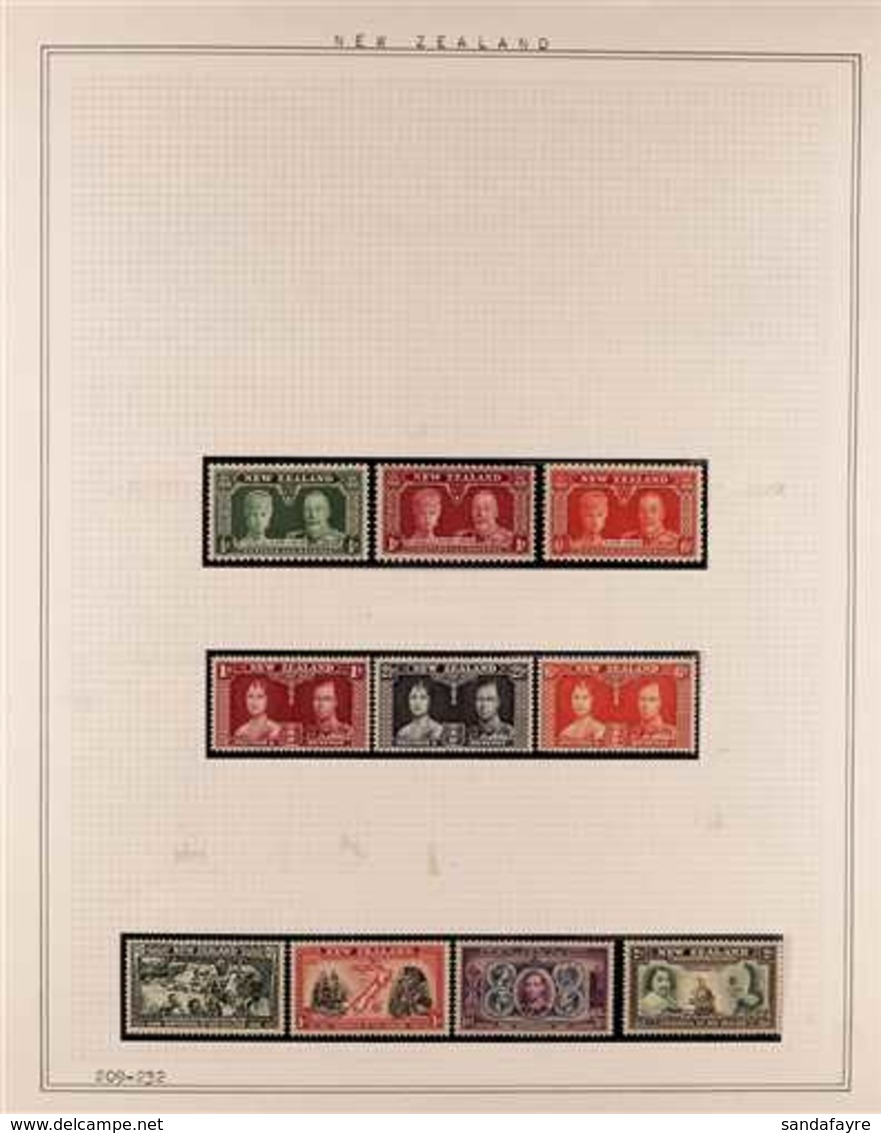 1935-1970 NEVER HINGED MINT COLLECTION In Hingeless Mounts On Leaves, ALL DIFFERENT, Includes 1935 Jubilee Set, 1940 Cen - Autres & Non Classés