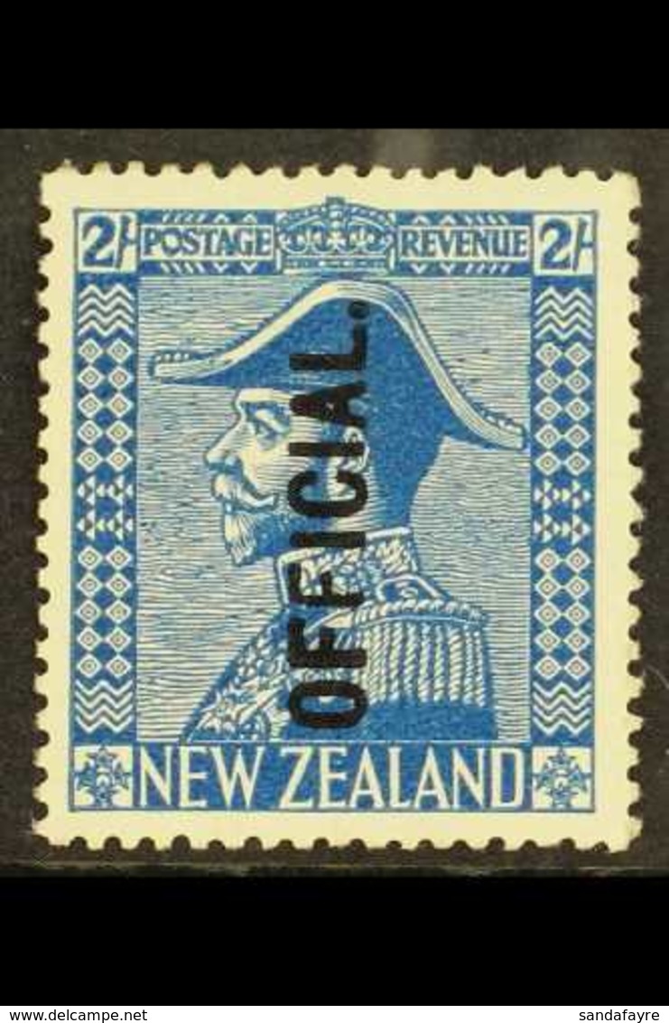 OFFICIALS 1927-33 2s Light Blue Admiral, SG O112, Fine Mint. For More Images, Please Visit Http://www.sandafayre.com/ite - Andere & Zonder Classificatie