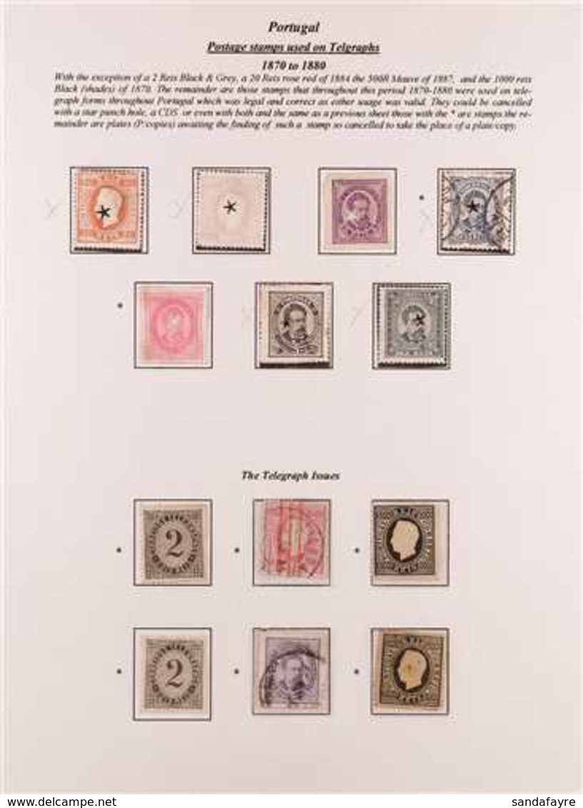 1870-1974 COUNTRY & COLONY TELEGRAPHS COLLECTION A Mint & Used Collection Of Telegraph Stamps, Or Stamps Utilised For Te - Andere & Zonder Classificatie