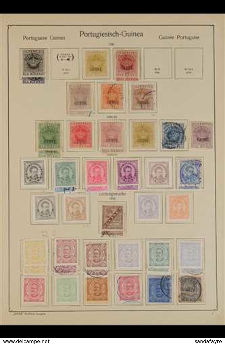 PORTUGUESE GUINEA 1881-1938 Old-time Mint And Used (mostly Fine Fresh Mint) Collection On Printed Pages, Plus Additional - Andere & Zonder Classificatie