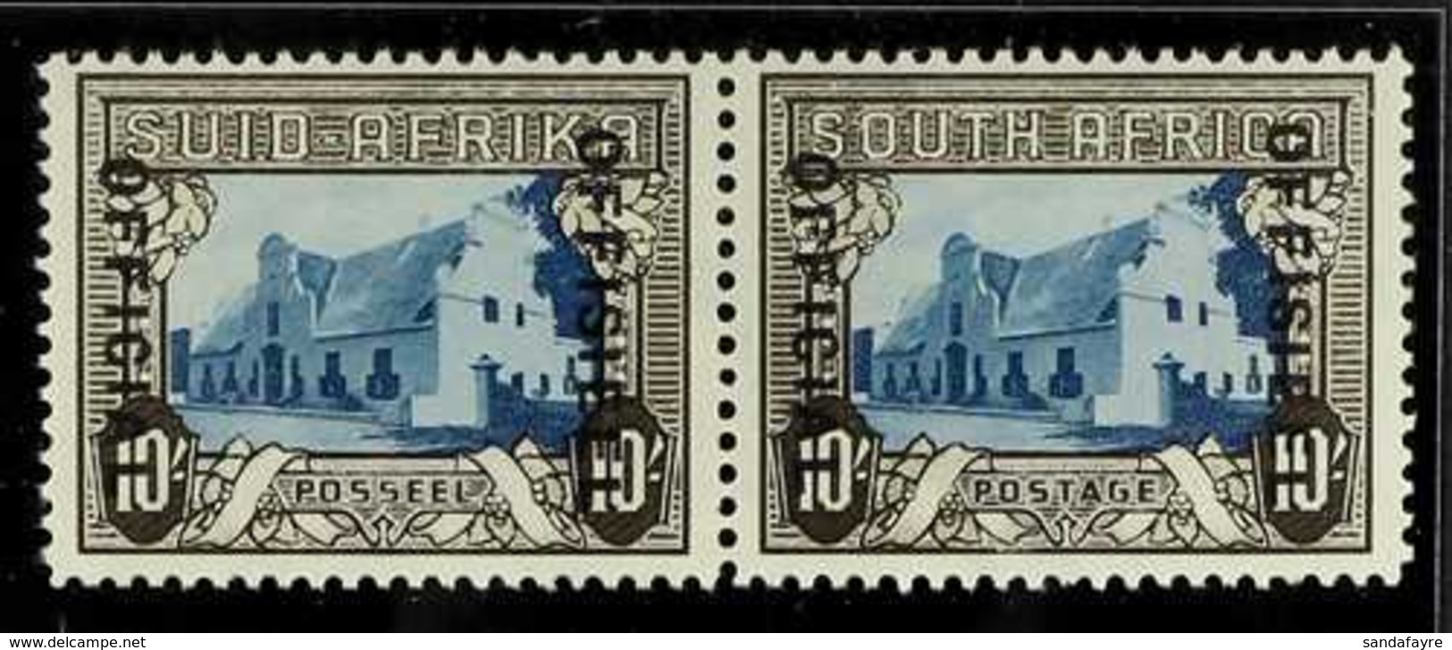 OFFICIALS 10s Blue & Sepia, "OFFICIAL" At Left, SG O29, Superb Mint, Tiniest Of Hinge Marks. For More Images, Please Vis - Non Classés