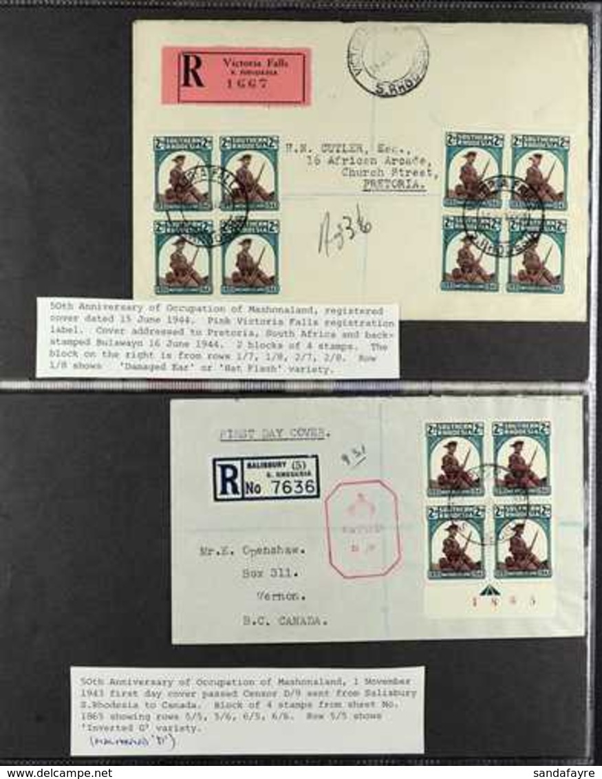 1924-1964 COVERS COLLECTION A Fascinating Collection Of Commercial And Philatelic Covers. With KGV Commercial Covers (5) - Rhodésie Du Sud (...-1964)