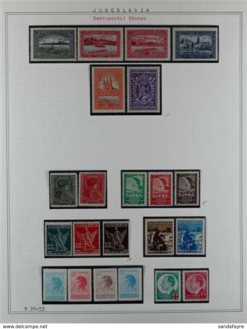 1932-48 SEMI-POSTAL STAMPS An All Different Fine Mint Collection With Much That Is Never Hinged, Includes 1932 Rowing Se - Otros & Sin Clasificación