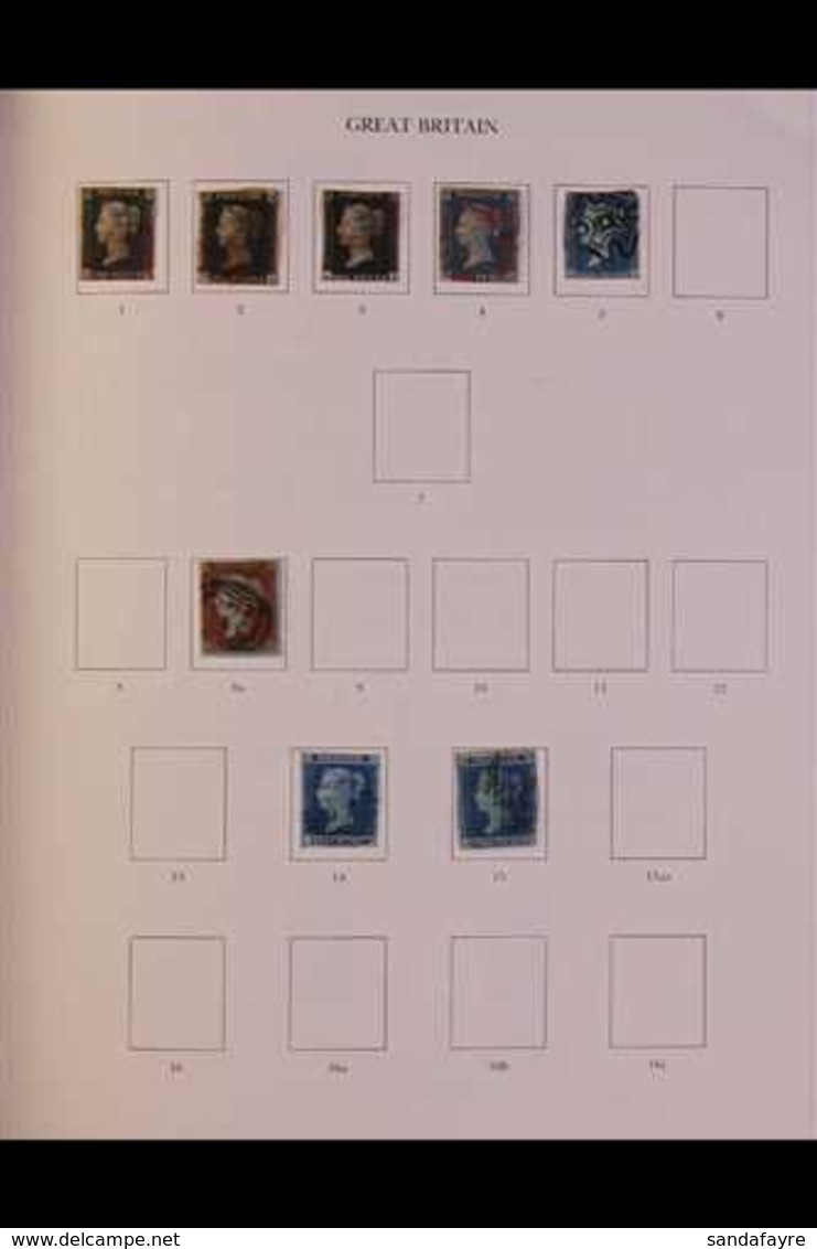 1840 - 1953 COLLECTION IN "WINDSOR" ALBUM Chiefly Used Starting With 1840 1d Blacks (3) And 2d Blues (2) With Every Page - Otros & Sin Clasificación