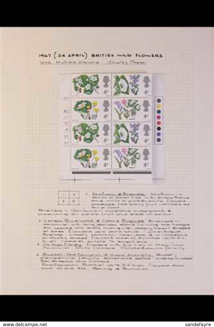 1967-70 MINT & USED COLLECTION, Two Albums Containing A Written Up Collection Of Cylinder Blocks, Sets, Minor Varieties, - Otros & Sin Clasificación