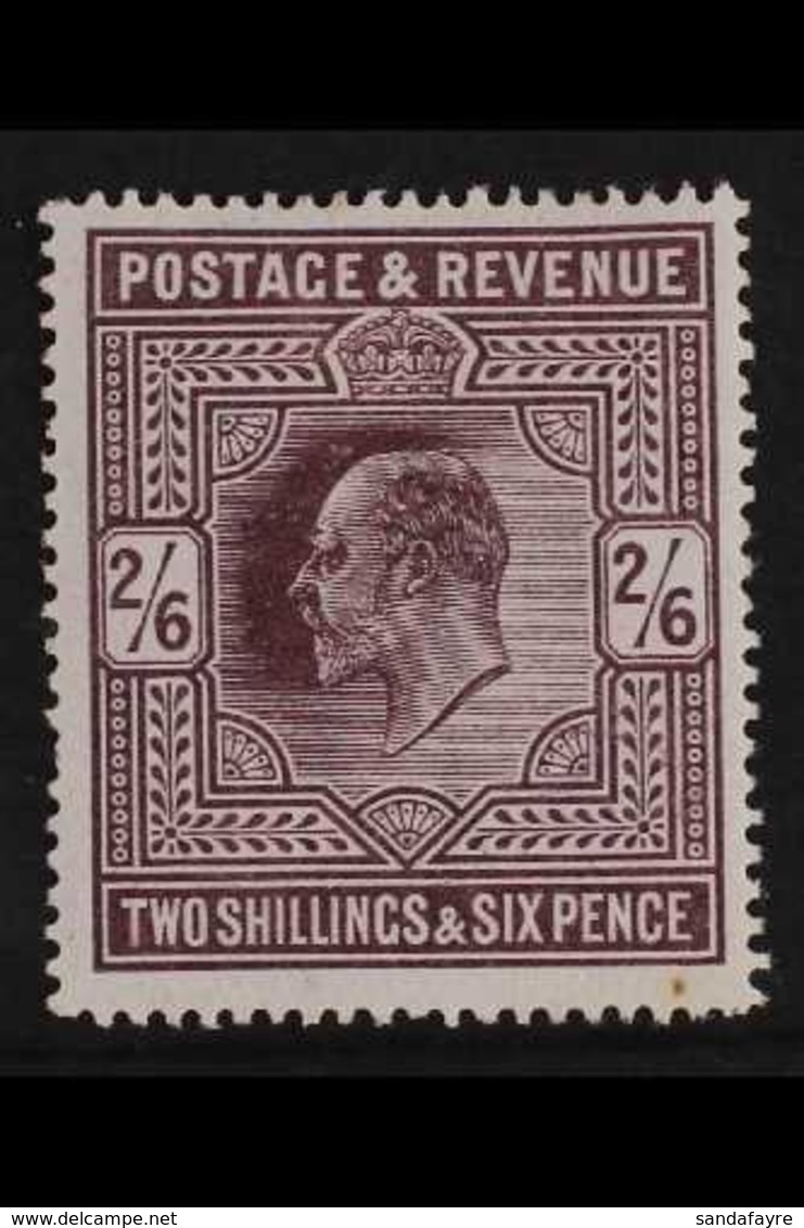 1911-13 2s6d Dark Purple, Somerset House Printing, SG 317, Very Fine Mint. For More Images, Please Visit Http://www.sand - Sin Clasificación