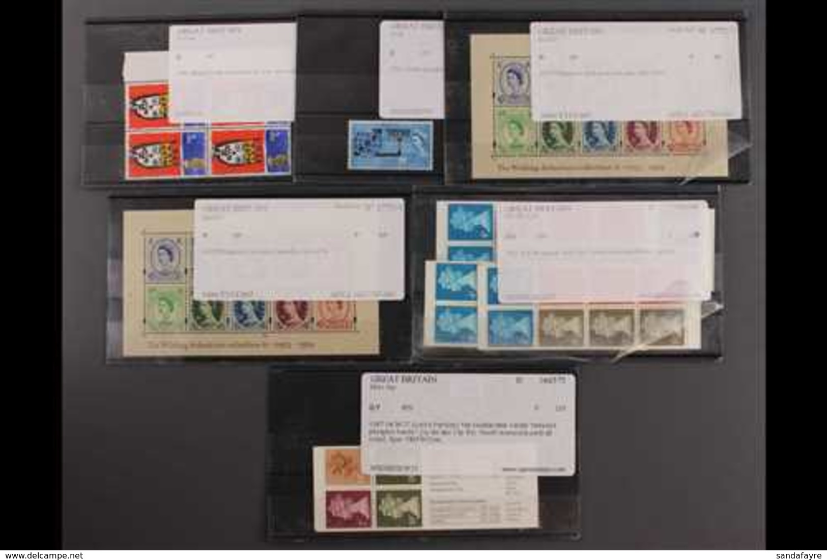 1952-2003 INTERESTING ASSEMBLY With Many Specialist Items Identified On Ex-dealer's Stock Cards, Includes 1952-54 9d Blo - Andere & Zonder Classificatie