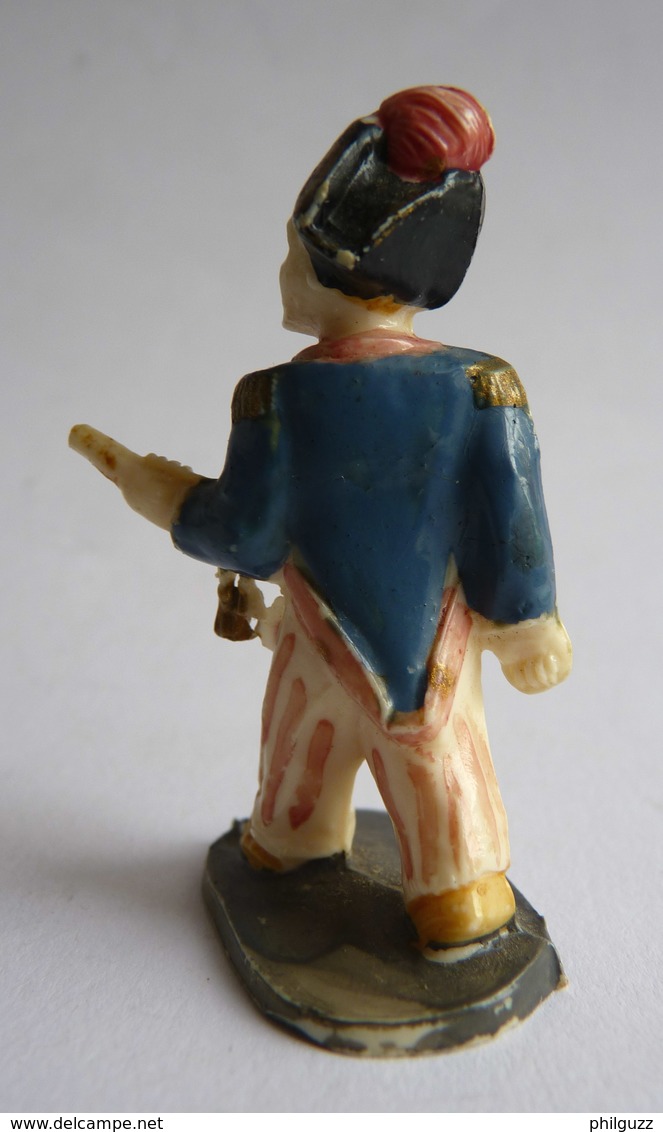 FIGURINE MARQUE INCONNUE Enfant Soldat Musicien FANFARE TAMBOUR MAJOR Cassé - Starlux